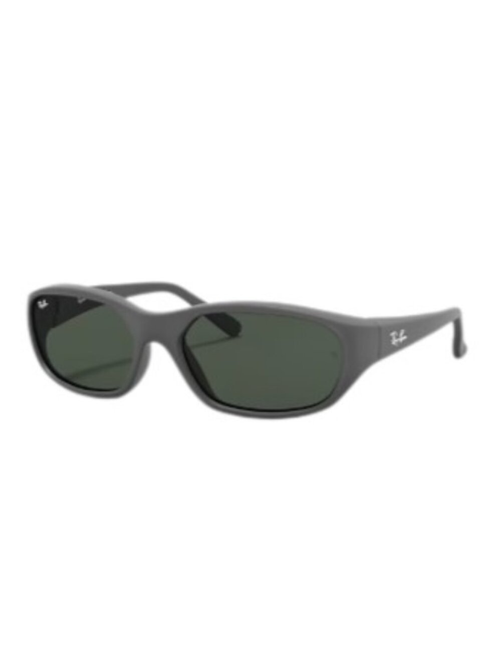 NEW RAY-BAN Daddy-O RB2016 W2578 Matte Rubber Black Frame with Dark Green Lenses